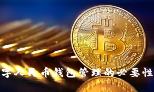 加强数字人民币钱包管理的必要性与策略